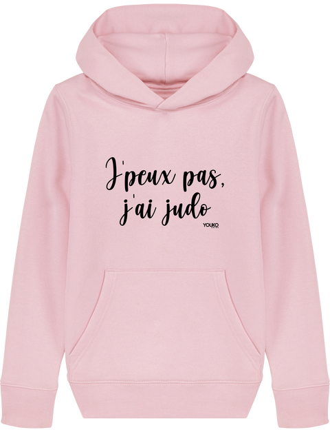 SWEAT SHIRT CAPUCHE KIDS - J'PEUX PAS J'AI JUDO 2 Tunetoo