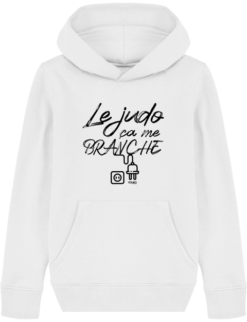 SWEAT SHIRT CAPUCHE KIDS - LE JUDO CA ME BRANCHE Tunetoo