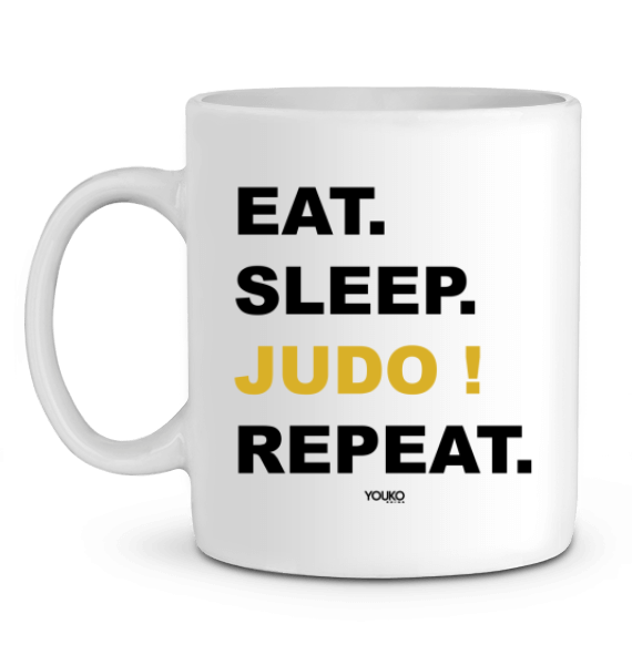 MUG - EAT SLEEP JUDO REPEAT Tunetoo