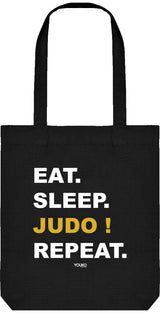 TOTE BAG - EAT SLEEP JUDO REPEAT Tunetoo