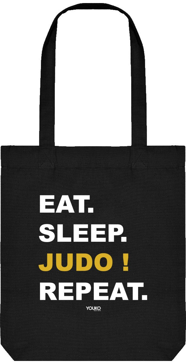 TOTE BAG - EAT SLEEP JUDO REPEAT Tunetoo