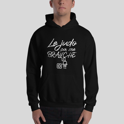 SWEAT SHIRT CAPUCHE HOMME - LE JUDO CA ME BRANCHE Tunetoo