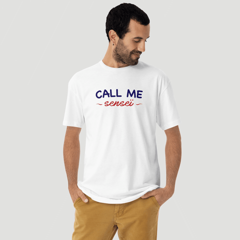 T-SHIRT HOMME - CALL ME SENSEI Tunetoo