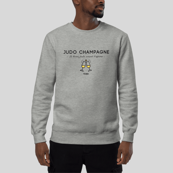 SWEAT-SHIRT HOMME - JUDO CHAMPAGNE Tunetoo