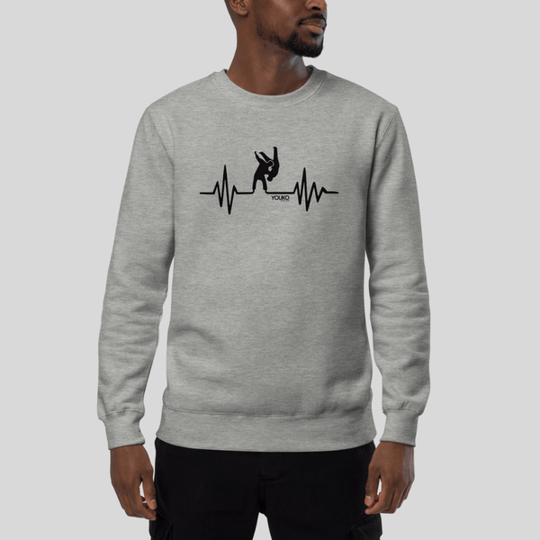 SWEAT-SHIRT HOMME - JUDO HEARTRATE Tunetoo