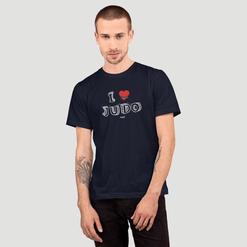 T-SHIRT HOMME - I LOVE JUDO Tunetoo