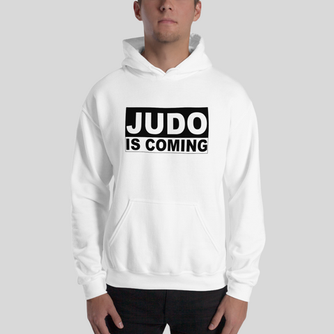 SWEAT SHIRT CAPUCHE HOMME - JUDO IS COMING Tunetoo