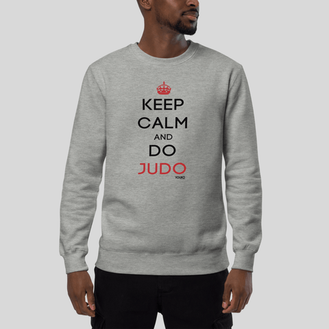 SWEAT-SHIRT HOMME - KEEP CALM AND DO JUDO Tunetoo