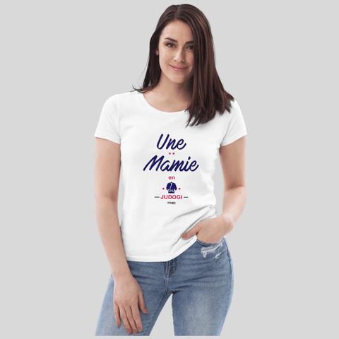 T-SHIRT FEMME - UNE MAMIE EN JUDOGI Tunetoo